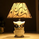 Лампа настольная 16280/1WT+CR Е14 40Вт бело-хромовый 22х22х30 см