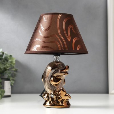 Лампа настольная 16280/1BR+GD Е14 40Вт коричнево-золотой 20х20х28 см Лампа настольная 16280/1BR+GD Е14 40Вт коричнево-золотой 20х20х28 см