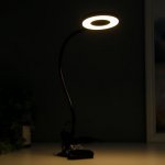 Настольная лампа 16282/1 LED USB черный 11х9х53 см