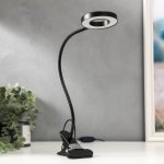 Настольная лампа 16282/1 LED USB черный 11х9х53 см