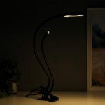 Настольная лампа 16283/1 LED USB черный 11х9х67 см