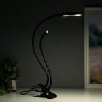 Настольная лампа 16283/1 LED USB черный 11х9х67 см