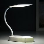 Лампа настольная с ночником 16285/1 54хLED 6Вт АКБ USB белый 17х18х39 см