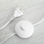 Торшер 19015/1WT Е27 40Вт белый 25х28х144 см