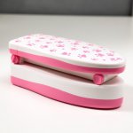 Лампа настольная 16289/1BL 25хLED 3Вт 2 режима USB АКБ бело-розовый 17х7,5х6,5 см