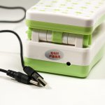 Лампа настольная 16289/1PK 25хLED 3Вт 2 режима USB АКБ бело-розовый 17х7,5х6,5 см