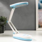 Лампа настольная 16289/1GR 25хLED 3Вт 2 режима USB АКБ бело-зеленый 17х7,5х6,5 см