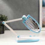 Лампа настольная 16289/1GR 25хLED 3Вт 2 режима USB АКБ бело-зеленый 17х7,5х6,5 см