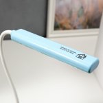 Лампа настольная 16291/1BL 16хLED 2Вт 2 режима USB АКБ синий 9х12х46 см