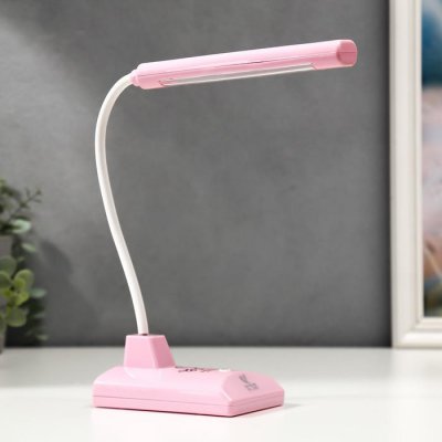 Лампа настольная 16291/1PK 16хLED 2Вт 2 режима USB АКБ розовый 9х12х46 см