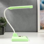 Лампа настольная 16291/1GR 16хLED 2Вт 2 режима USB АКБ зеленый 9х12х46 см