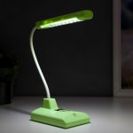 Лампа настольная 16291/1GR 16хLED 2Вт 2 режима USB АКБ зеленый 9х12х46 см