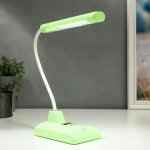 Лампа настольная 16291/1GR 16хLED 2Вт 2 режима USB АКБ зеленый 9х12х46 см