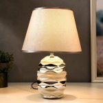 Лампа настольная 16292/1GR E14 40Вт серый 24х24х39 см