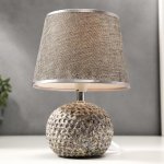 Лампа настольная 16293/1GR E14 40Вт серый 20х20х28,5 см