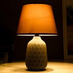 Лампа настольная 16298/1GR E14 40Вт серый 23,5х22,5х34,5 см