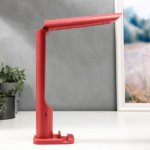 Лампа настольная сенсорная 1522/1PK 10хLED 5Вт АКБ USB 3 режима розовый 6,5х9х25,5 см