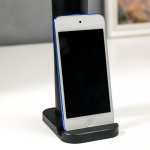 Лампа настольная сенсорная 1522/1BK 10хLED 5Вт АКБ USB 3 режима черный 6,5х9х25,5 см