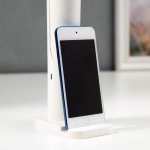 Лампа настольная сенсорная 1522/1WT 10хLED 5Вт АКБ USB 3 режима белый 6,5х9х25,5 см
