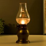 Ночник "Керосиновая лампа" LED от батареек АА 7х7х20,5 см