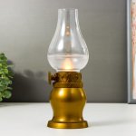 Ночник "Керосиновая лампа" LED от батареек АА 7х7х20,5 см