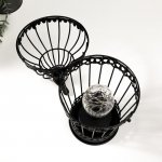 Ночник "Клетка с птичкой" LED от батареек 3хААА черная 15х15х33 см