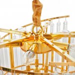 Люстра 1170/8 Е14 40Вт золото 60х60х35 см