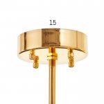 Люстра 1171/10 Е14 40Вт золото 60х60х40 см