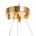 Люстра 1173/20 G4 20Вт золото d.60 см