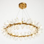 Люстра 1173/20 G4 20Вт золото d.60 см