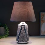 Лампа настольная 16319/1 E14 40Вт хром 12х12х40 см