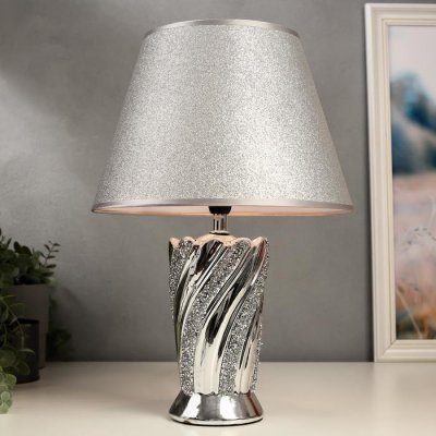 Лампа настольная 16325/1 E14 40Вт хром 11х11х27 см Лампа настольная 16325/1 E14 40Вт хром 11х11х27 см