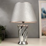 Лампа настольная 16325/1 E14 40Вт хром 11х11х27 см