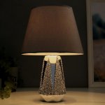 Лампа настольная 16327/1 E14 40Вт хром 10х10х25 см