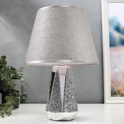 Лампа настольная 16327/1 E14 40Вт хром 10х10х25 см