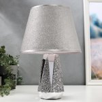 Лампа настольная 16327/1 E14 40Вт хром 10х10х25 см