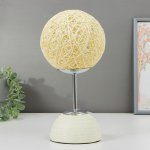 Лампа настольная 16335/1 E14 40Вт бежевый 15х15х31 см