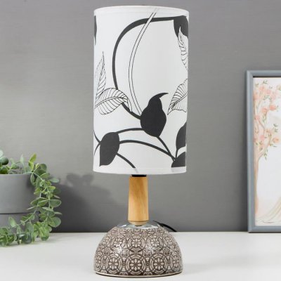 Лампа настольная 16336/1 E14 40Вт серый 12,5х12,5х36 см