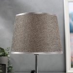 Лампа настольная 16337/1 E14 40Вт серо-хромовый 20х20х31 см