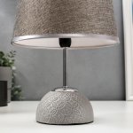 Лампа настольная 16337/1 E14 40Вт серо-хромовый 20х20х31 см