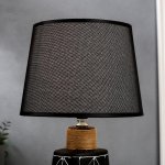 Лампа настольная 16349/1 E14 40Вт черный 22х22х37 см