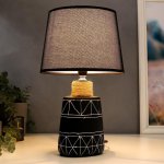 Лампа настольная 16349/1 E14 40Вт черный 22х22х37 см