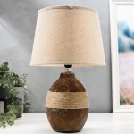 Лампа настольная 16349/1 E14 40Вт коричневый 22х22х37 см