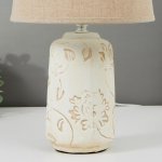 Лампа настольная 16352/1 E14 40Вт бело-бежевый 22х22х36 см