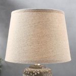 Лампа настольная 16355/1 E14 40Вт серый 22х22х36 см