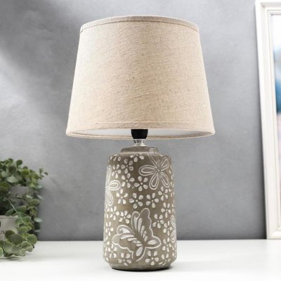 Лампа настольная 16355/1 E14 40Вт серый 22х22х36 см Лампа настольная 16355/1 E14 40Вт серый 22х22х36 см