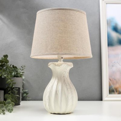 Лампа настольная 16359/1 E14 40Вт белый 22х22х36 см