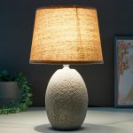 Лампа настольная 16364/1 E14 40Вт серый 22х22х36 см