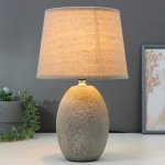 Лампа настольная 16364/1 E14 40Вт серый 22х22х36 см