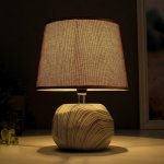 Лампа настольная 16366/1 E14 40Вт серый 22х22х36 см